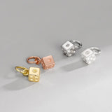TrustDavis 925 Silver Geometric Charm Pendant DIY Jewelry