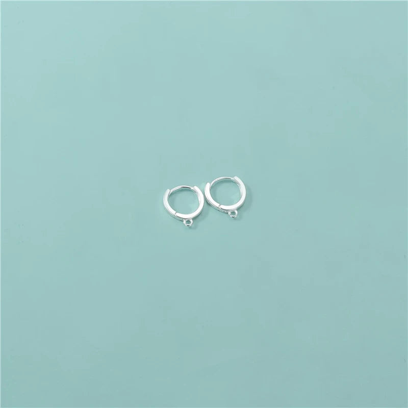 Davis 925 Sterling Silver Ball Hanger Earrings for Women DIY Jewelry