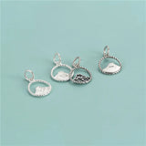 TrustDavis 925 Silver Mountain Charm Pendant DIY Jewelry