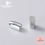 Davis 925 Sterling Silver Smooth Surface Ear Cuff Clip Earrings