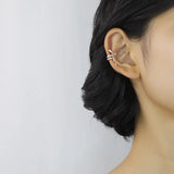 925 Silver Snake Ear Cuff Clip Earrings Women Girl without Piercing DS1135
