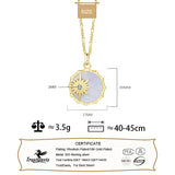 Davis 925 Sterling Silver Sun Shell Jewelry Set Gift LB285