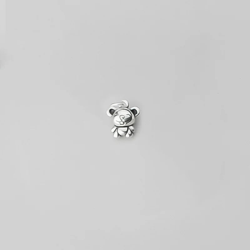 TrustDavis 925 Sterling Silver Zodiac Charm Pendant DIY Jewelry
