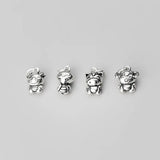 TrustDavis 925 Sterling Silver Zodiac Charm Pendant DIY Jewelry