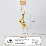 TrustDavis 925 Silver Sweet 18K Candy Pendant DIY Necklace Bracelet Jewelry