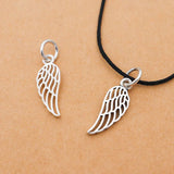 TrustDavis 925 Silver Angel Wings Pendant DIY Necklace Bracelet HY811