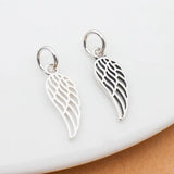 TrustDavis 925 Silver Angel Wings Pendant DIY Necklace Bracelet HY811