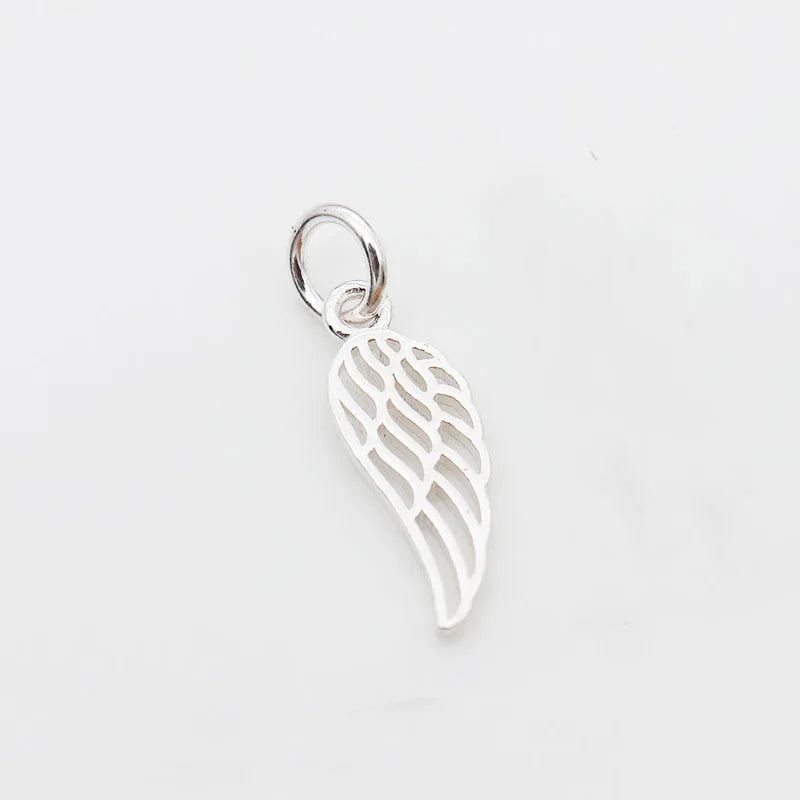 TrustDavis 925 Silver Angel Wings Pendant DIY Necklace Bracelet HY811