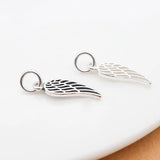TrustDavis 925 Silver Angel Wings Pendant DIY Necklace Bracelet HY811