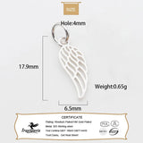 TrustDavis 925 Silver Angel Wings Pendant DIY Necklace Bracelet HY811
