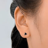 925 Silver Glaze Screw Earring Women Wedding Jewelry