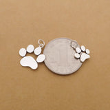 TrustDavis 925 Sterling Silver Cat Claw Pendant DIY Jewelry