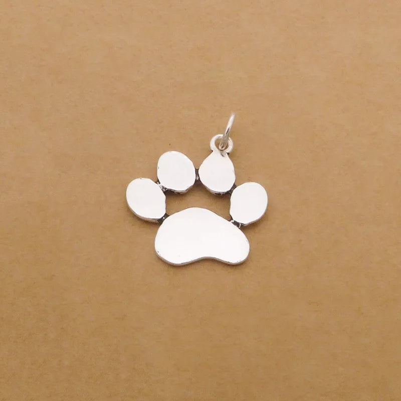 TrustDavis 925 Sterling Silver Cat Claw Pendant DIY Jewelry