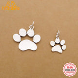 TrustDavis 925 Sterling Silver Cat Claw Pendant DIY Jewelry