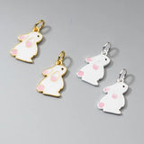 TrustDavis 925 Sterling Silver Rabbit Pendant DIY Necklace