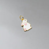 TrustDavis 925 Sterling Silver Rabbit Pendant DIY Necklace