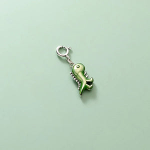 TrustDavis 925 Sterling Silver Dinosaur Pendant DIY Necklace