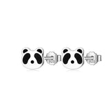 TrustDavis 925 Sterling Silver Panda Stud Earrings
