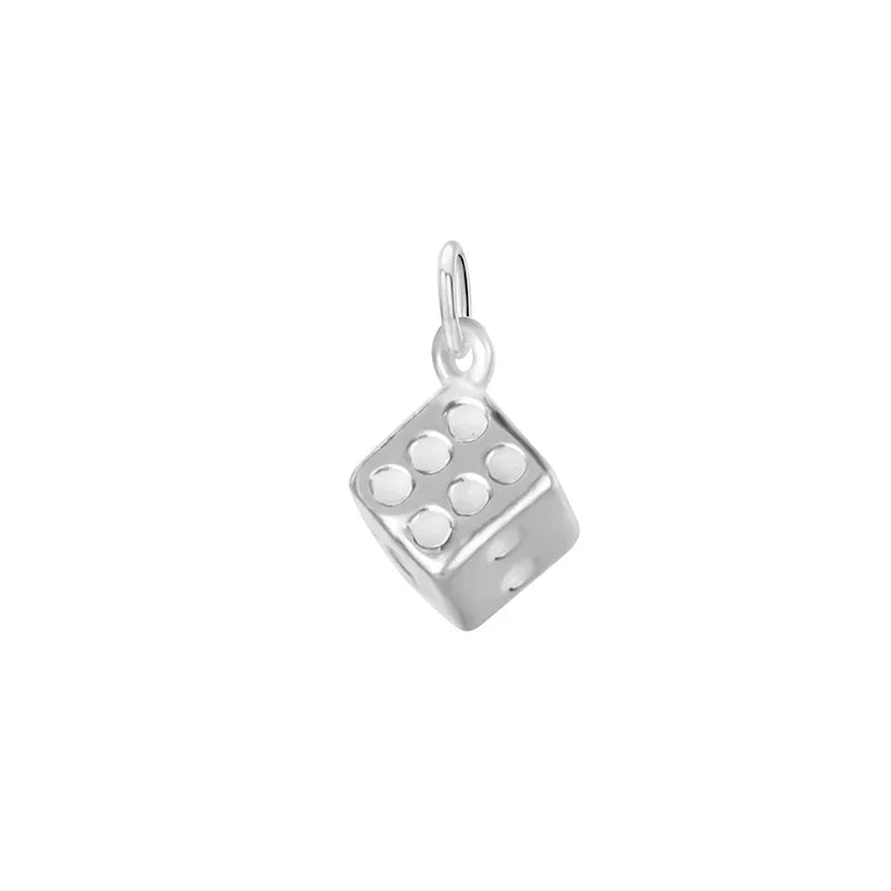 925 Sterling Silver Devil's Bones Pendant DIY Jewelry Accessory
