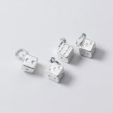 925 Sterling Silver Devil's Bones Pendant DIY Jewelry Accessory