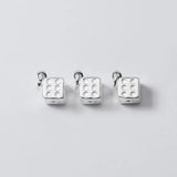 925 Sterling Silver Devil's Bones Pendant DIY Jewelry Accessory