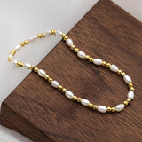 TrustDavis 925 Silver Freshwater Pearl Bracelet for Women DA2059