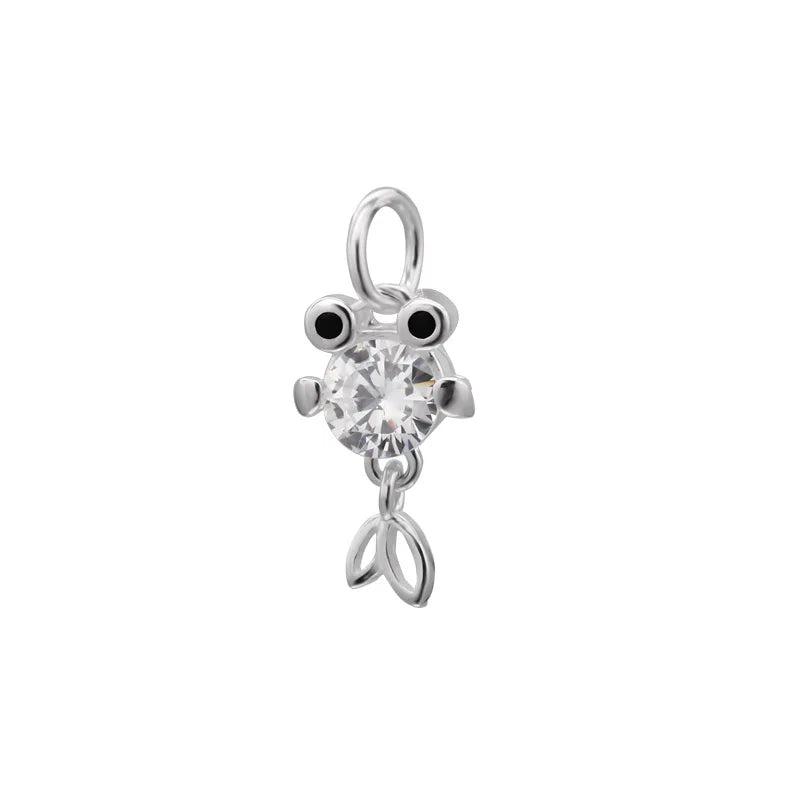 TrustDavis Sweet Fish Charm Pendant for Jewelry Making