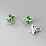Davis 925 Sterling Silver Flower Pendant for Kids DIY Necklace Bracelet
