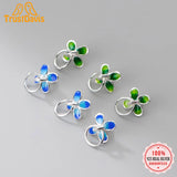 Davis 925 Sterling Silver Flower Pendant for Kids DIY Necklace Bracelet