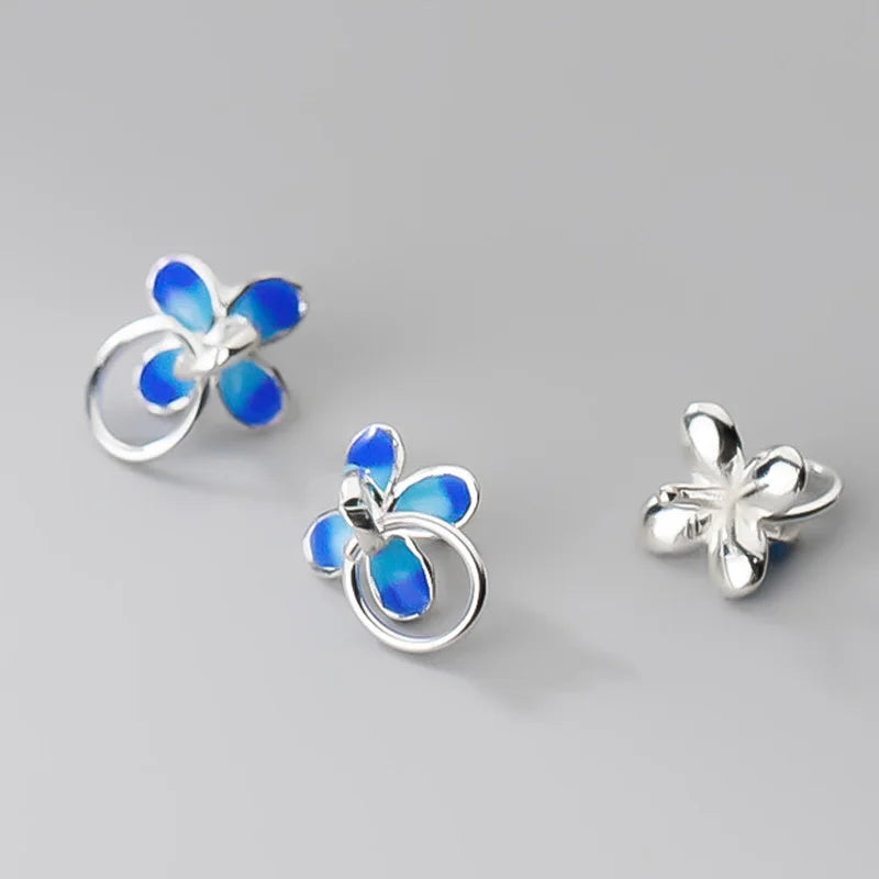Davis 925 Sterling Silver Flower Pendant for Kids DIY Necklace Bracelet