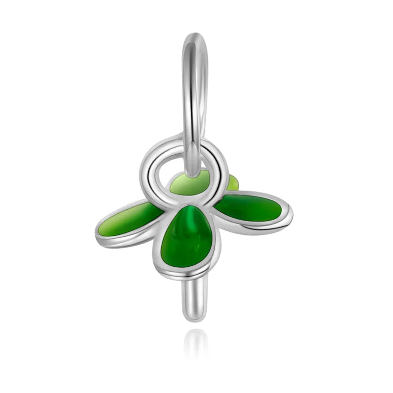 Davis 925 Sterling Silver Flower Pendant for Kids DIY Necklace Bracelet