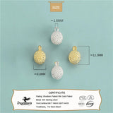 TrustDavis 925 Sterling Silver Durian Pendant DIY Jewelry