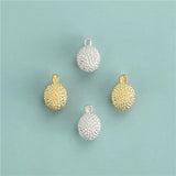 TrustDavis 925 Sterling Silver Durian Pendant DIY Jewelry