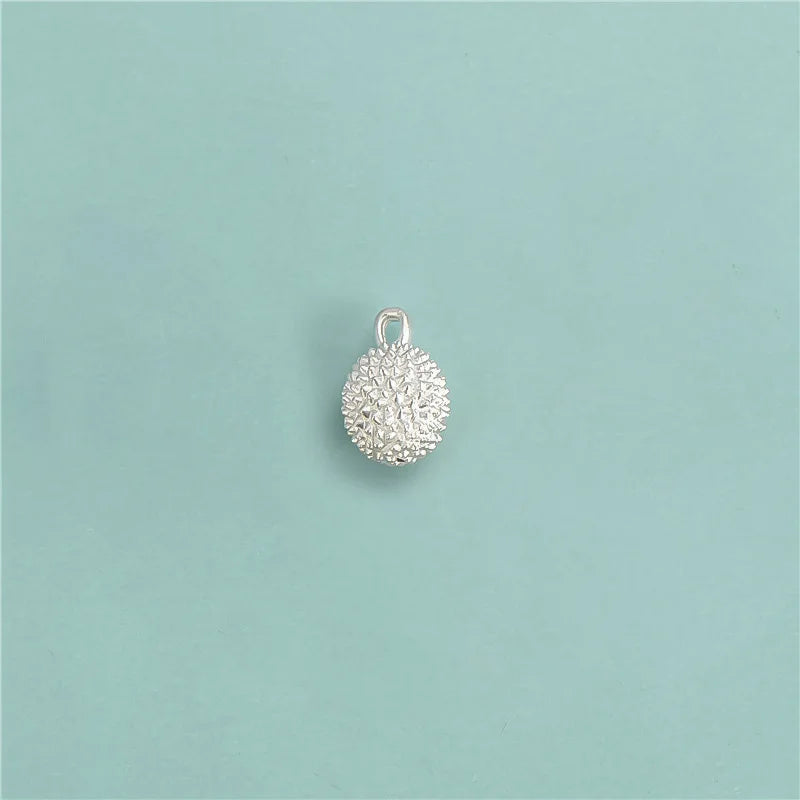 TrustDavis 925 Sterling Silver Durian Pendant DIY Jewelry