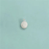 TrustDavis 925 Sterling Silver Durian Pendant DIY Jewelry