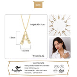 Davis 925 Silver Sweet 26 Letter Pendant Necklace For Women