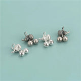 Davis 925 Sterling Silver Gourd Bell Charm Pendant