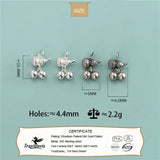 Davis 925 Sterling Silver Gourd Bell Charm Pendant