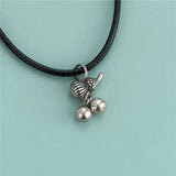 Davis 925 Sterling Silver Gourd Bell Charm Pendant