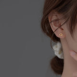 TrustDavis 925 Silver Clouds Stud Earrings For Girls