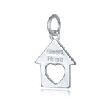 TrustDavis 925 Silver Sweet Home Charm Pendant DIY Necklace Bracelet HY526