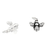TrustDavis 925 Silver Bee Pendant DIY Jewelry HY814