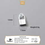 TrustDavis 925 Sterling Silver Sweet Lock Charm Pendant