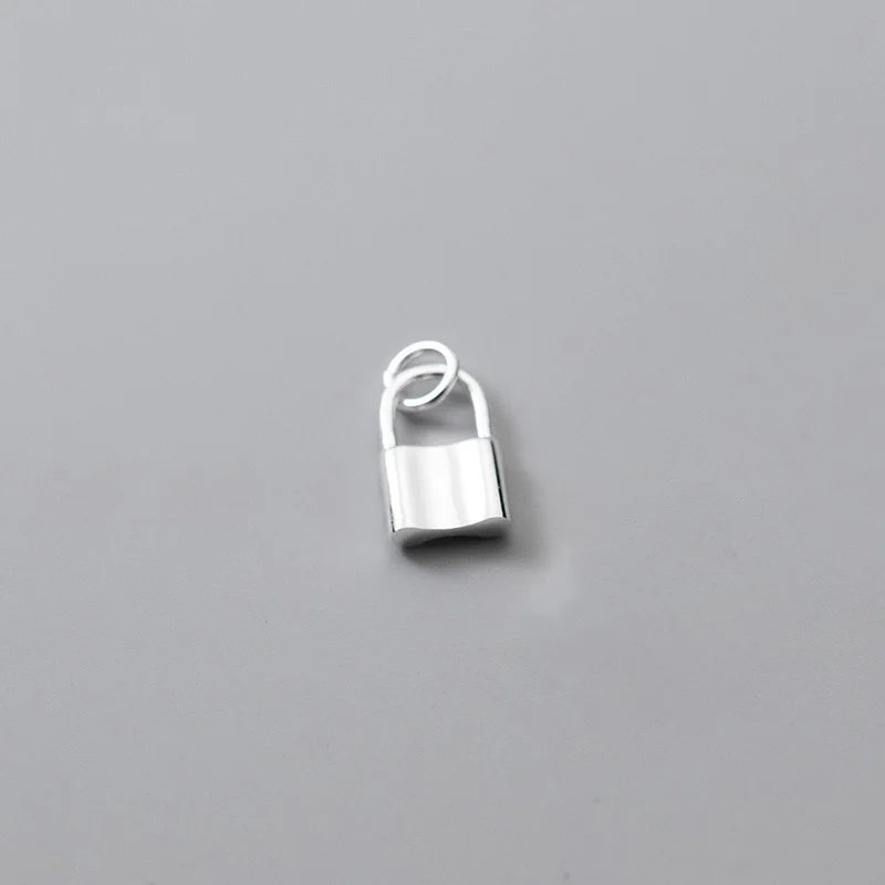 TrustDavis 925 Sterling Silver Sweet Lock Charm Pendant