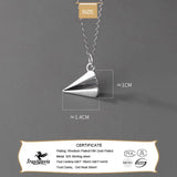 TrustDavis 925 Silver Sweet Paper Airplane Pendant DIY Necklace