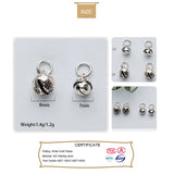 Davis 925 Sterling Silver Sweet Pendant DIY Necklace Bracelet