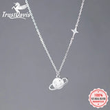 Davis 925 Sterling Silver Star Necklace For Mother's Birthday Present