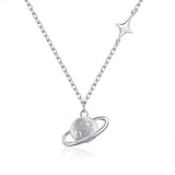 Davis 925 Sterling Silver Star Necklace For Mother's Birthday Present