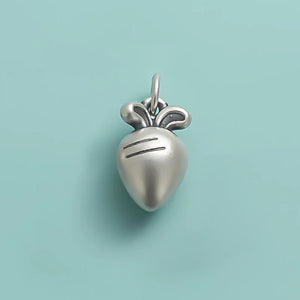 TrustDavis 925 Sterling Silver Sweet Rabbit Carrot Pendant DIY Bracelet Necklace