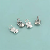 TrustDavis 925 Silver Rabbit Charm Pendant DIY Jewelry DZ633